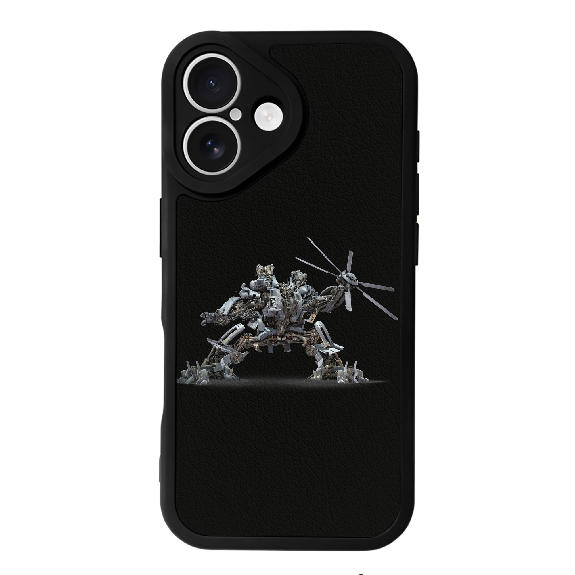 （画像用） Transformers トランスフォーマー 【iPhone 16シリーズ対応】シリコンスマホケース（レザー調） 材質：シリコン